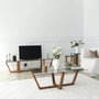 Hanah Home Soporte de TV Amalfi - Walnut